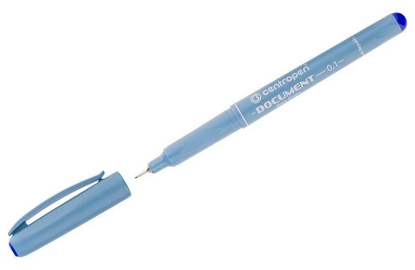 Ручка капиллярная Centropen "Document 2631", синяя, 0,1 мм (226310110)
