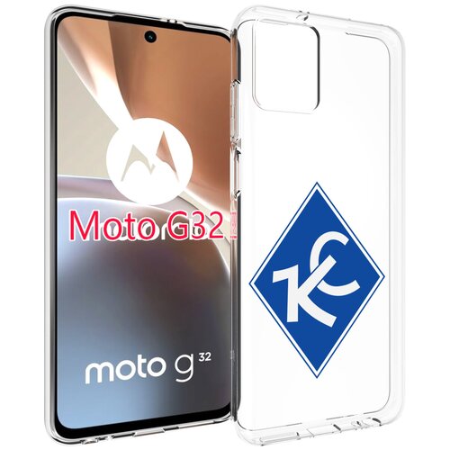 Чехол MyPads фк крылья советов мужской для Motorola Moto G32 задняя-панель-накладка-бампер