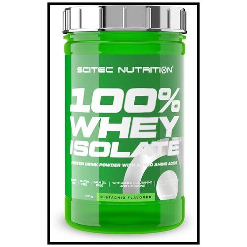 фото Протеин scitec nutrition 100% whey isolate, 700 гр., фисташка