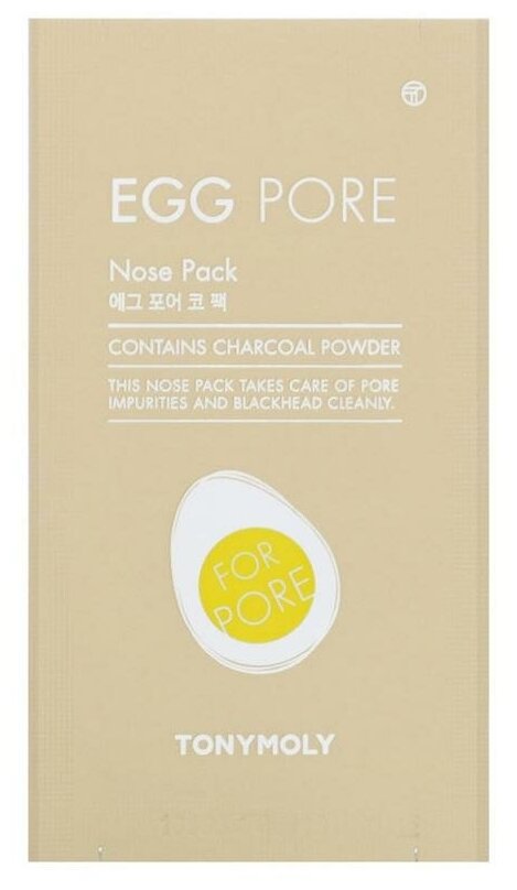 TONYMOLY Egg Pore Nose Pack Полоски для носа от черных точек 1шт