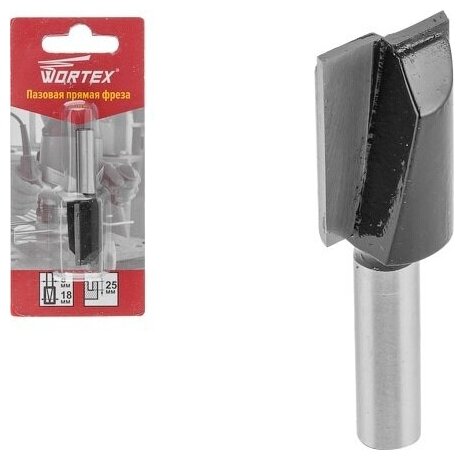 Фреза пазовая прямая 18х25 мм WORTEX MCAA182518
