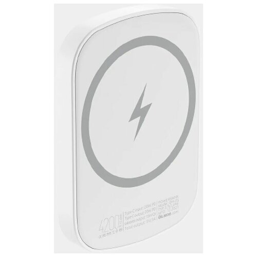 Внешний аккумулятор беспроводной зарядки Magsafe Powerbank QM-05 / 4200 mAh/ PowerDelivery 20W/ 15W/ беспроводной повербанк для iPhone