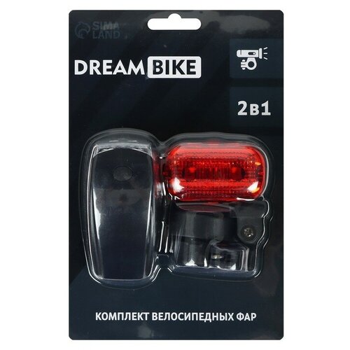 Комплект велосипедных фонарей Dream Bike, JY-286+JY-289T передний фонарь stg fl1510 ааа 3 черный