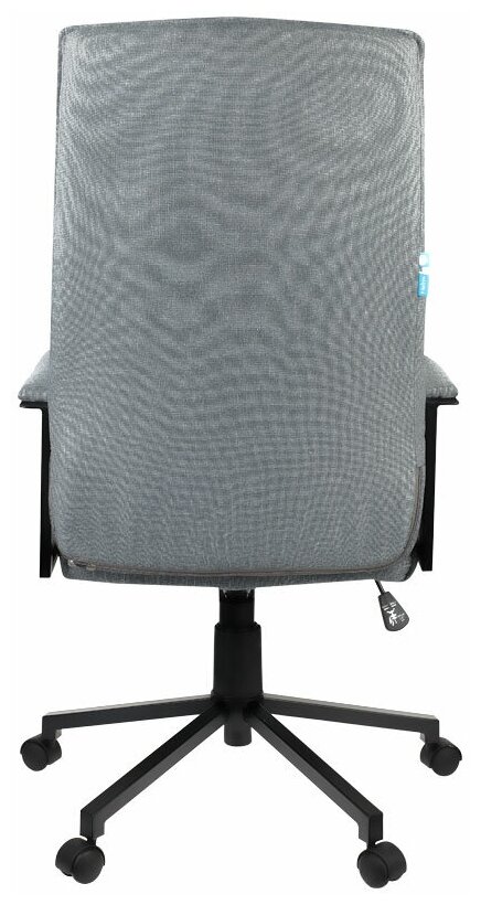 Кресло руководителя Helmi HL-E44 "Slot", ткань серая - фотография № 3
