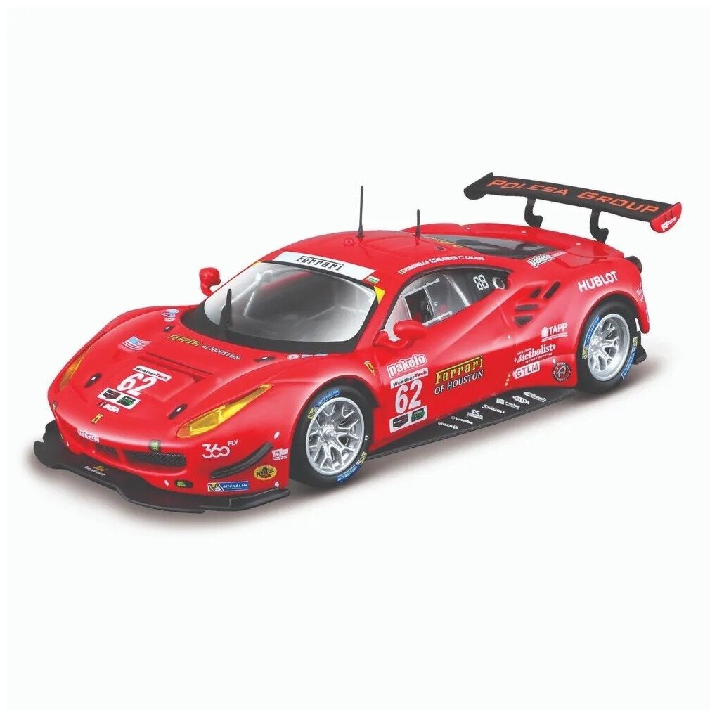 Машинка коллекционная металлическая 1:43 Ferrari Racing - 488 GTE 2017 18-36301