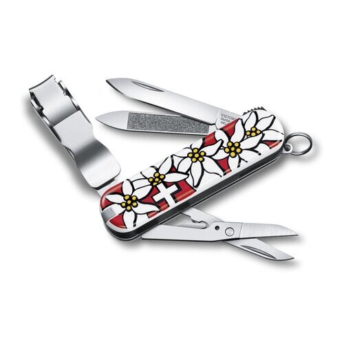 Victorinox нож classic nail clip 580, 65 мм, 8 функций, edelweiss ножницы для шитья victorinox модель 8 1039 09