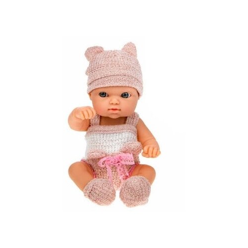 Пупс 1TOY Baby Doll в розовом костюмчике, 20 см, Т22490