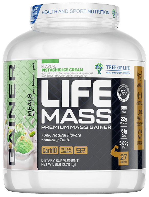 Life Mass Gainer 2730 gr, 27 порции(й), фисташковое мороженое