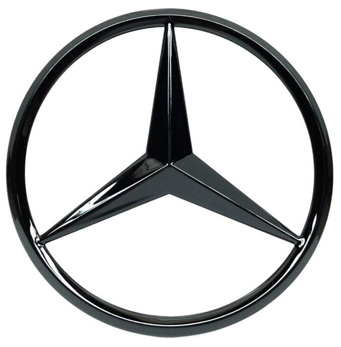 Как нарисовать значок мерседеса