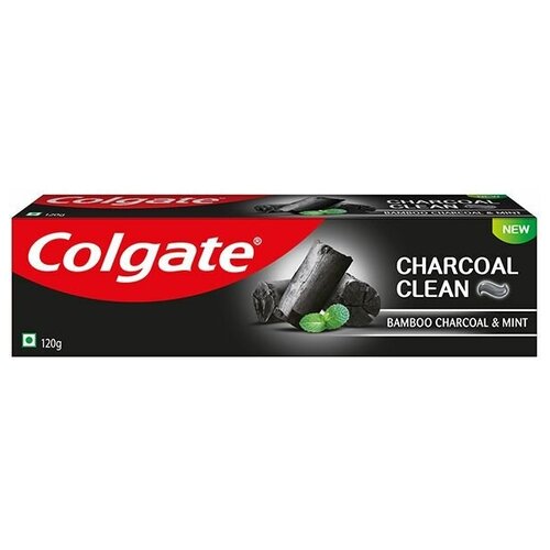 Зубная паста Colgate с бамбуковым углем и мятой, 120 мл гелевая зубная паста с бамбуковым углем и перечной мятой clean