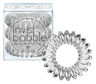 Резинка для волос INVISIBOBBLE Crystal Clear, Прозрачный 3 шт.