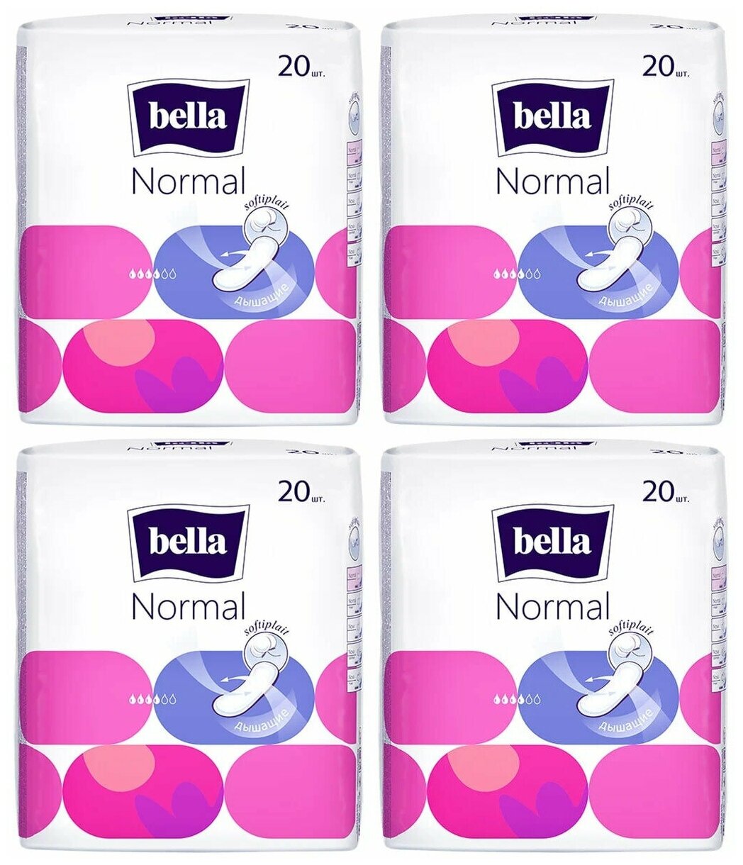 BELLA Прокладки NORMAL, 20 шт, 4 уп./