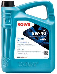 HC-синтетическое моторное масло ROWE Hightec Synt RS SAE 5W-40, 5 л, 1 шт.