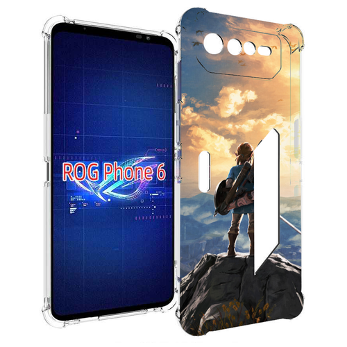 Чехол MyPads The Legend of Zelda для Asus ROG Phone 6 задняя-панель-накладка-бампер