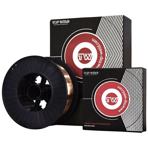 Проволока сварочная омедненная TW CWW-50 (ER70S-6 / D200 / d 0,8 / 2кг)