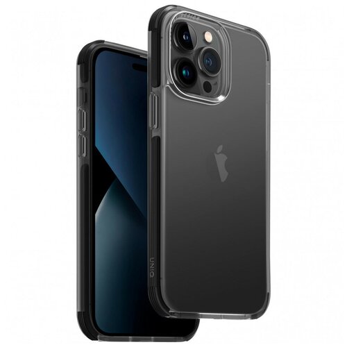 Чехол Uniq Combat для iPhone 14 Pro Max, цвет Черный (Black) (IP6.7PM(2022)-COMBLK) mg designs back sticker iphone 14 pro wing black