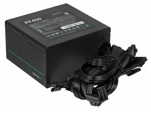 Deepcool Блок питания ATX 450W PF450 80 PLUS Блок питания 20+4pin APFC 120mm fan 6xSATA RTL