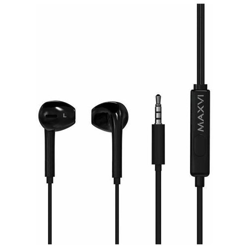 Проводные наушники MAXVI Проводные наушники Maxvi MHF-15 Easy Черный 23000₽