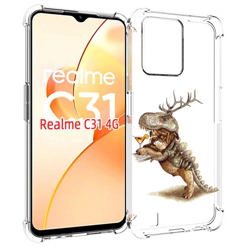 Чехол MyPads тематическая вечеринка для OPPO Realme C31 задняя-панель-накладка-бампер чехол mypads тематическая вечеринка для oppo realme 2 задняя панель накладка бампер