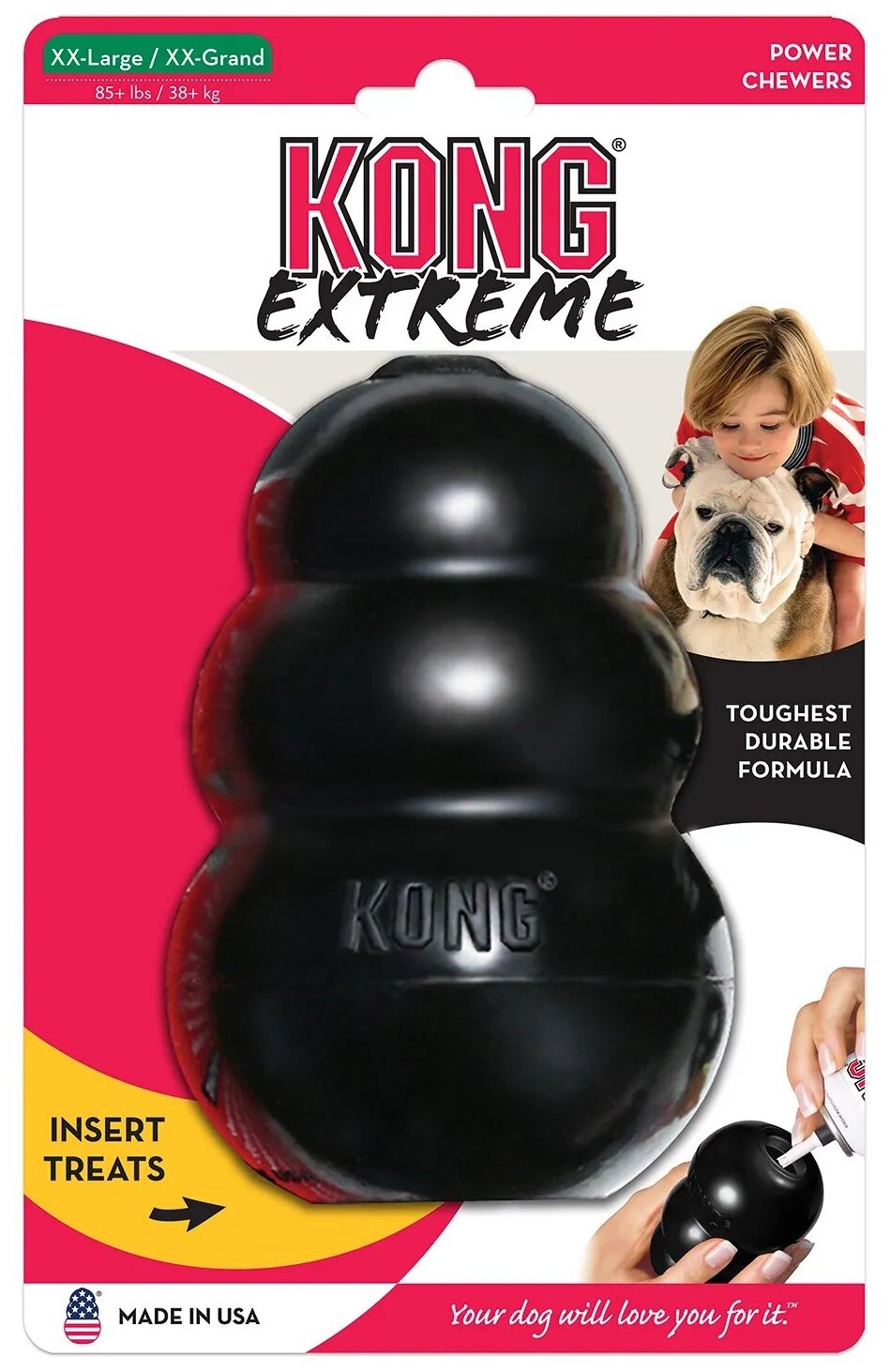 Игрушка для собак KONG Extreme S (K3E), черный - фотография № 11
