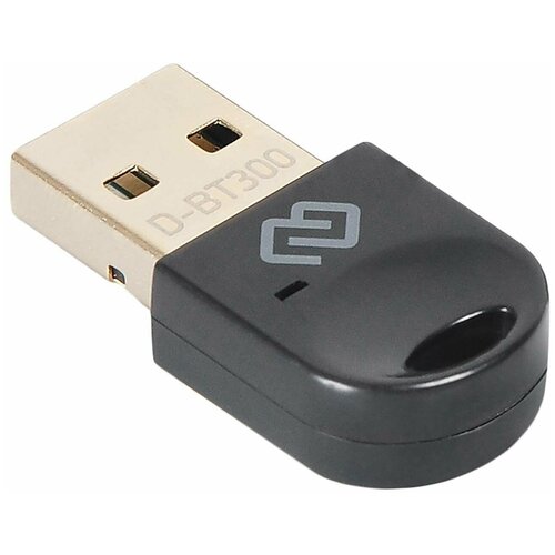 Адаптер USB Digma D-BT300 Bluetooth 3.0+EDR class 2 10м черный BT300