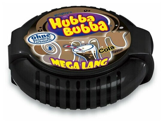 Жевательная резинка Wrigley's Hubba Bubba Mega Long со вкусом колы (Германия), 56 г (2 шт) - фотография № 4