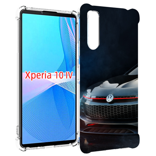 Чехол MyPads volkswagen фольскваген 2 мужской для Sony Xperia 10 IV (10-4) задняя-панель-накладка-бампер