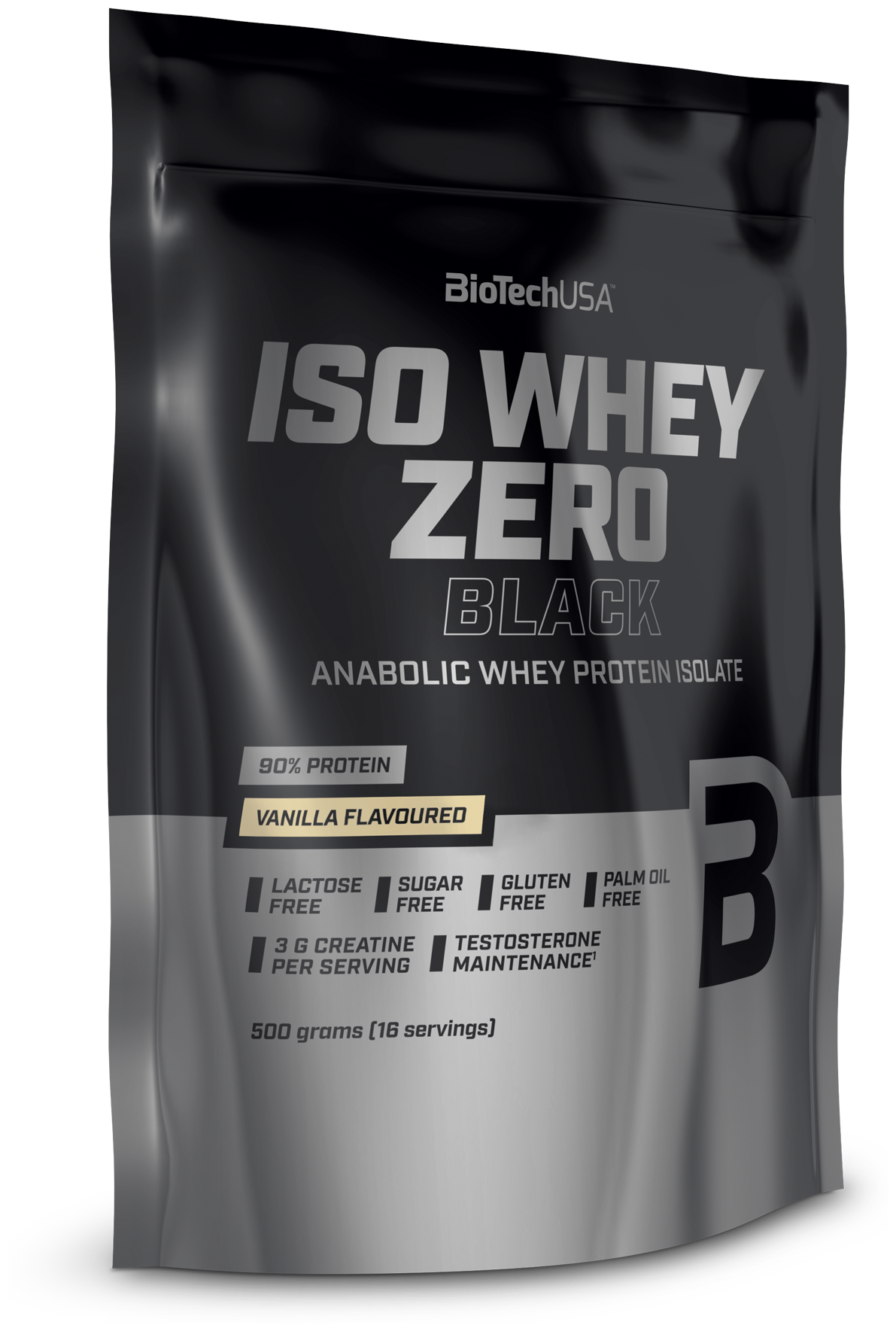 Протеин BioTechUSA Iso Whey Zero Black, 500 гр ваниль