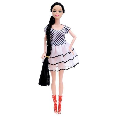 Кукла-модель шарнирная «Катя» в платье, микс