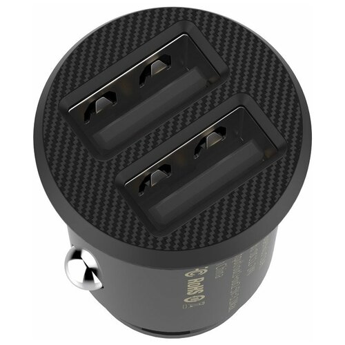    Baseus Grain Car Charger (Dual USB 5V 3.1A )Black