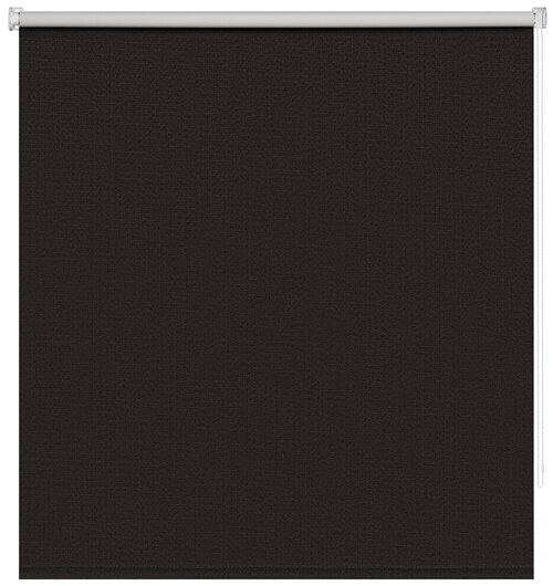 Рулонная штора Blackout DECOFEST Блэкаут Шалюр Мини, 80х160 см, темно-коричневый