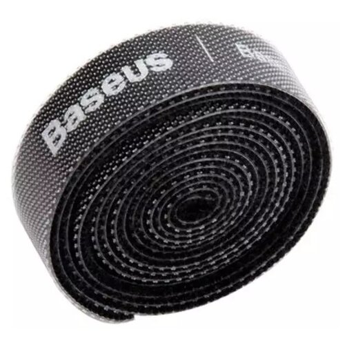 Хомут Baseus Rainbow Circle Velcro Straps, черный, 3000 мм