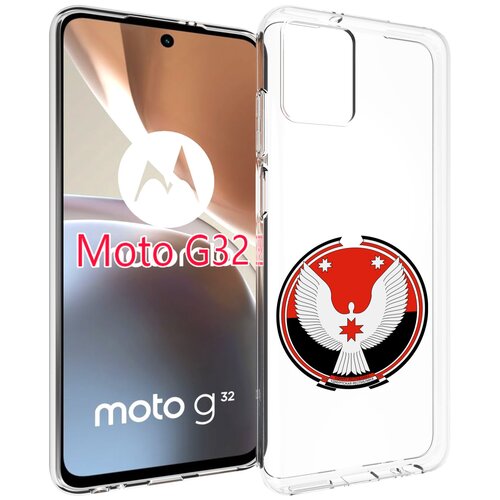 чехол mypads герб хакасия абакан для motorola moto g32 задняя панель накладка бампер Чехол MyPads герб-удмуртия-ижевск для Motorola Moto G32 задняя-панель-накладка-бампер