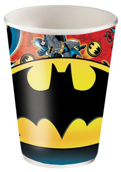 Набор бумажных стаканов Batman, 6шт, 250мл ND Play - фото №5