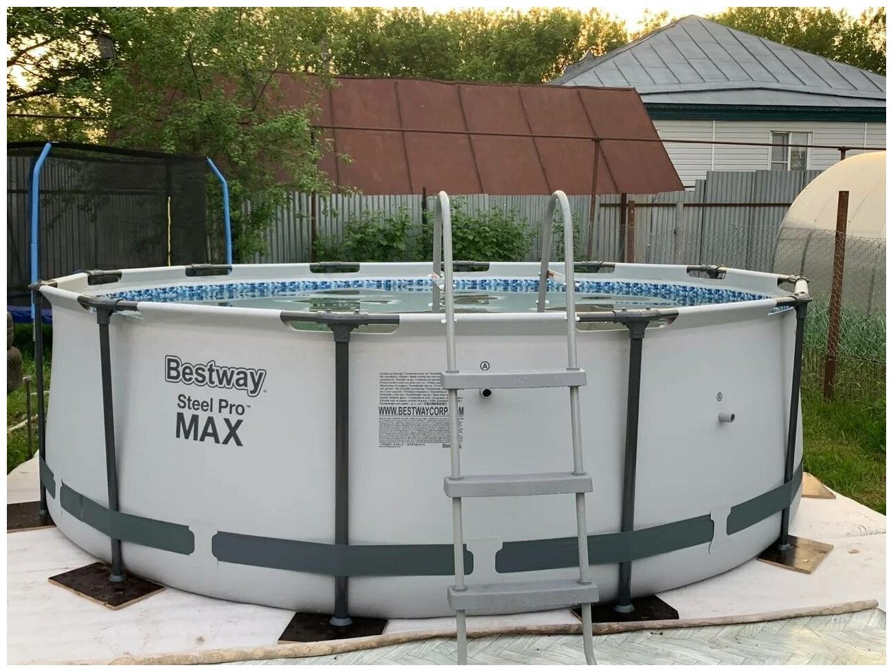 Бассейн каркасный Bestway , 366х100см, 9150л - фото №7
