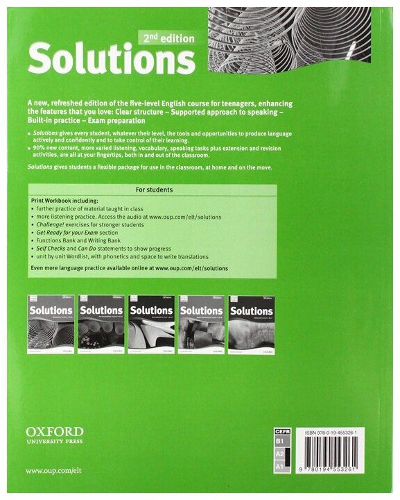 Книга Solutions. Elementary Workbook - фото №2