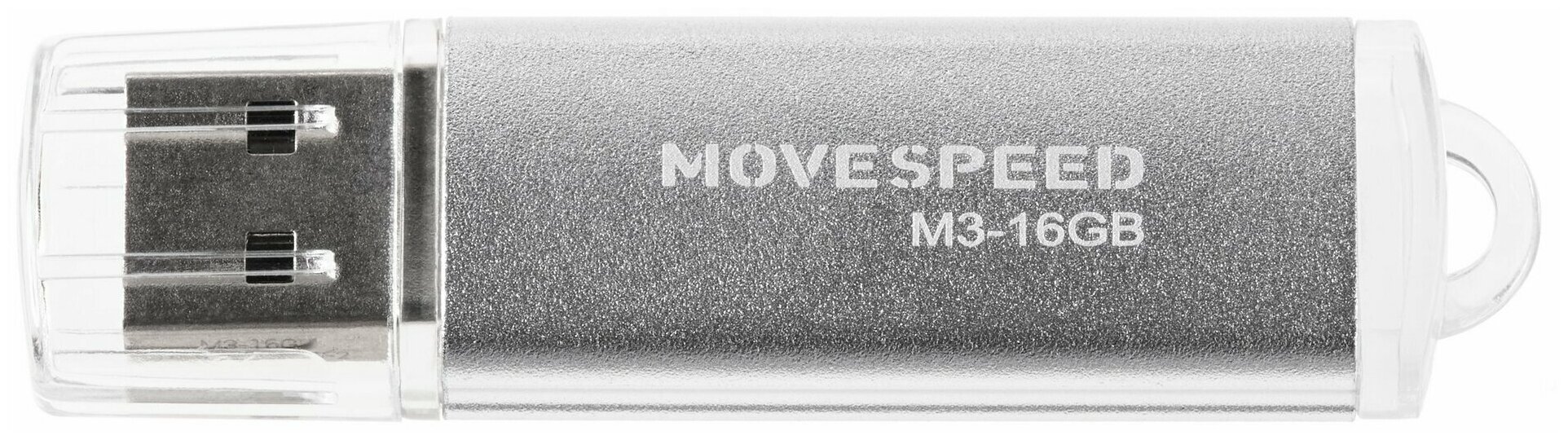 USB2.0 16GB Move Speed M3 серебро Move Speed 16GB M3 (M3-16G) - фото №1