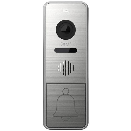 Вызывная (звонковая) панель на дверь CTV CTV-D4005 серебро серебро ctv m5702 белый и ctv d4005 серебро комплект многофункционального домофона hd wi fi 7