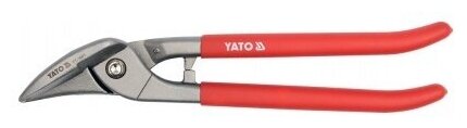Ножницы по металлу изогнутые правые 260 мм YATO YT-1901