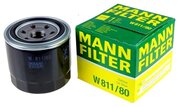Масляный фильтр MANN FILTER W811/80