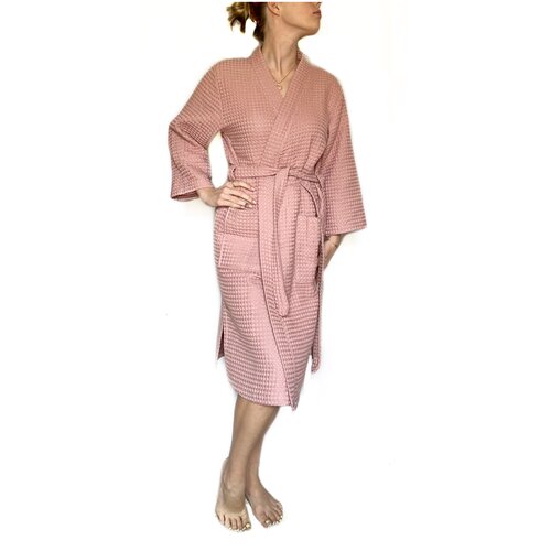 фото Халат zarin home, размер 46-48, розовый