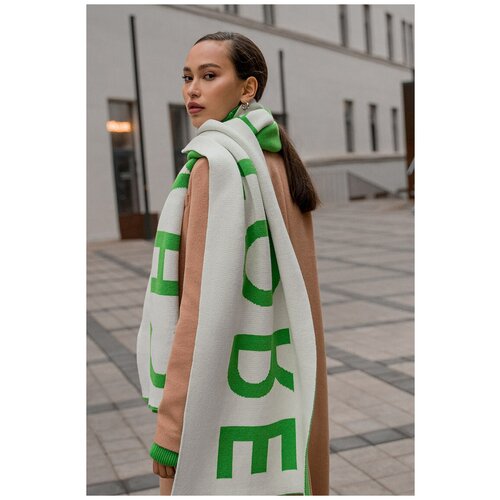 фото Шарф logomania (травяной) (one size) charmstore