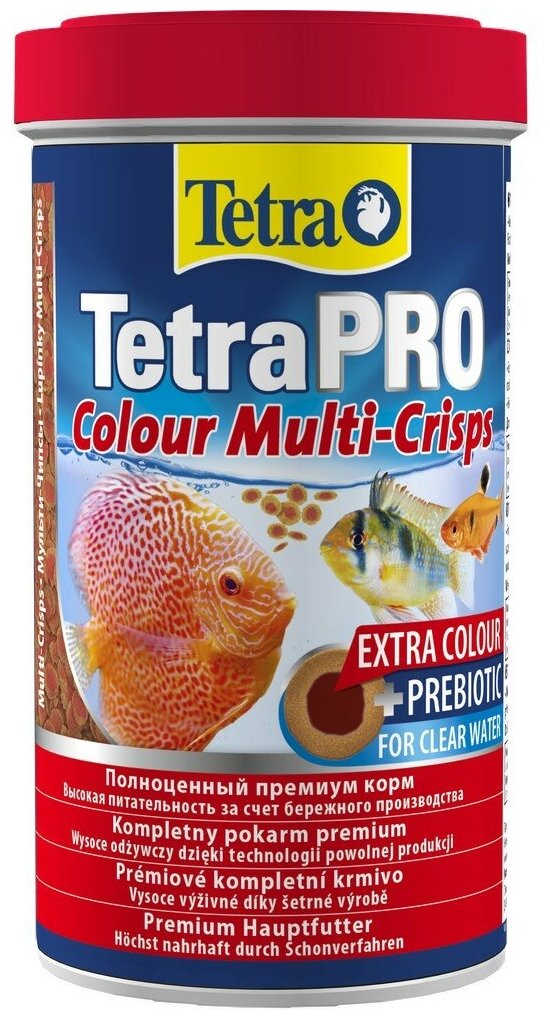 Корм для аквариумных рыб Tetra TetraPRO Colour Multi-Crisps 500 мл (чипсы)