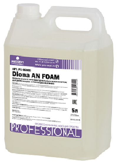Жидкое мыло Prosept Diona AN FOAM, антибактериальное, для диспенсеров с пенообразователем, 5 л