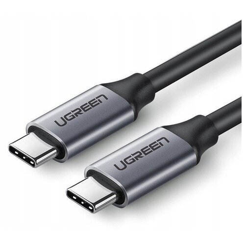 Кабель UGreen US161 USB Type-C - USB Type-C, 1.5 м, 1 шт., серый