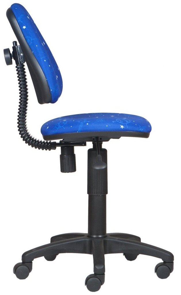 Кресло детское Бюрократ KD-4, обивка: ткань, цвет: синий - фото №3