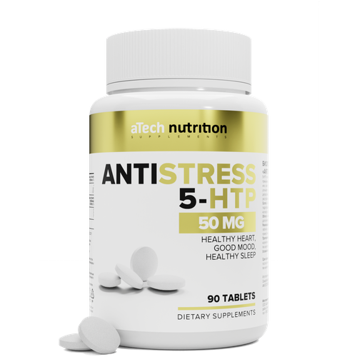 5-HTP Антистресс aTech nutrition 90 таблеток аминокислота protein company 5 htp нейтральный