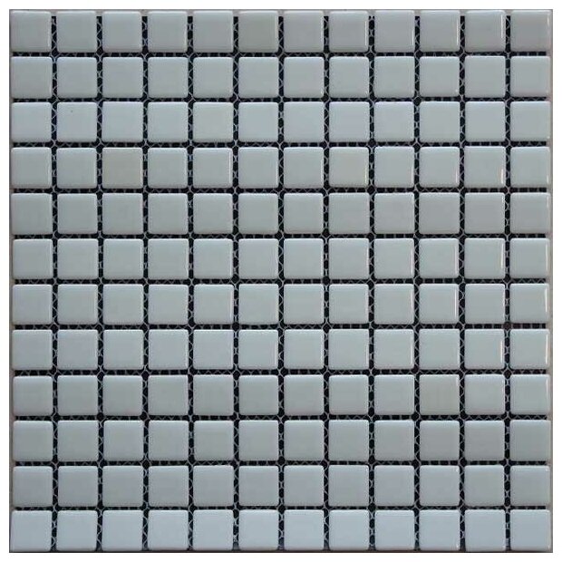 Плитка мозаика ZETOGLASS TZ-0 стеклянная, белая, 317x317x4,5 мм / Плитка на стену / Плитка в ванную / Плитка для кухни