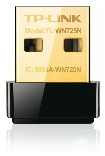 Wi-Fi адаптер cетевой WiFi TP-Link TL-WN725N N150 USB 2.0 2.4ГГц
