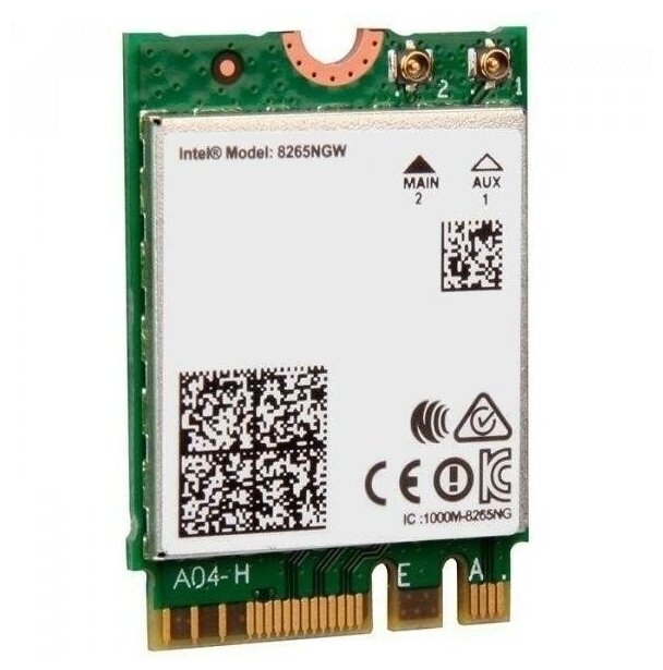 Intel 8265.NGWMG.NV Dual Band Wireless-AC 8265, 2230, 2x2 AC + BT, No vPro, 949399